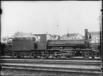 Personenzuglokomotive Nr. 1445 des Typs B 3/4 der Schweizerischen Bundesbahnen